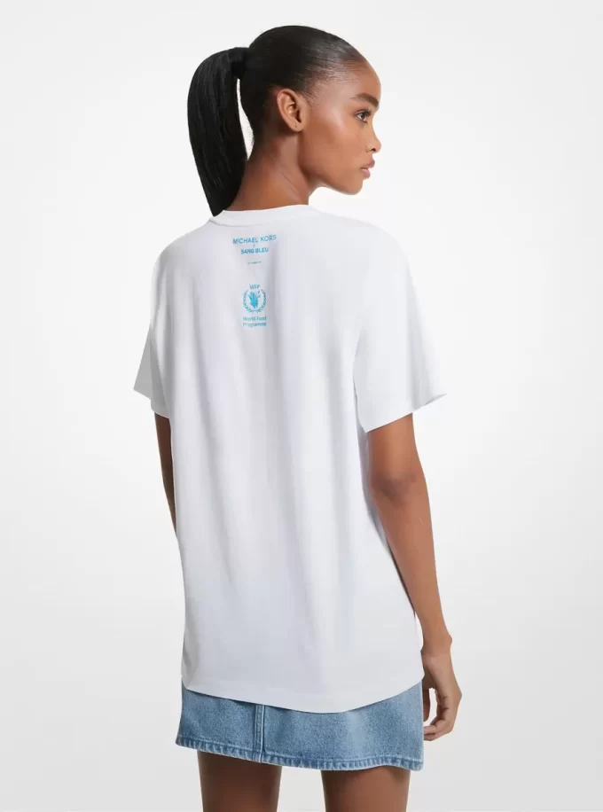 Açlığı Durdurun Organik Pamuklu Unisex Tişört
