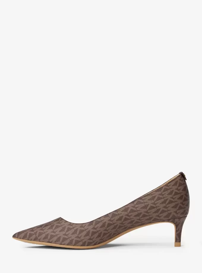 Alina Flex Signature Logo Kitten Heel Ayakkabı Alina Flex Signature Logo Kitten Heel Ayakkabı