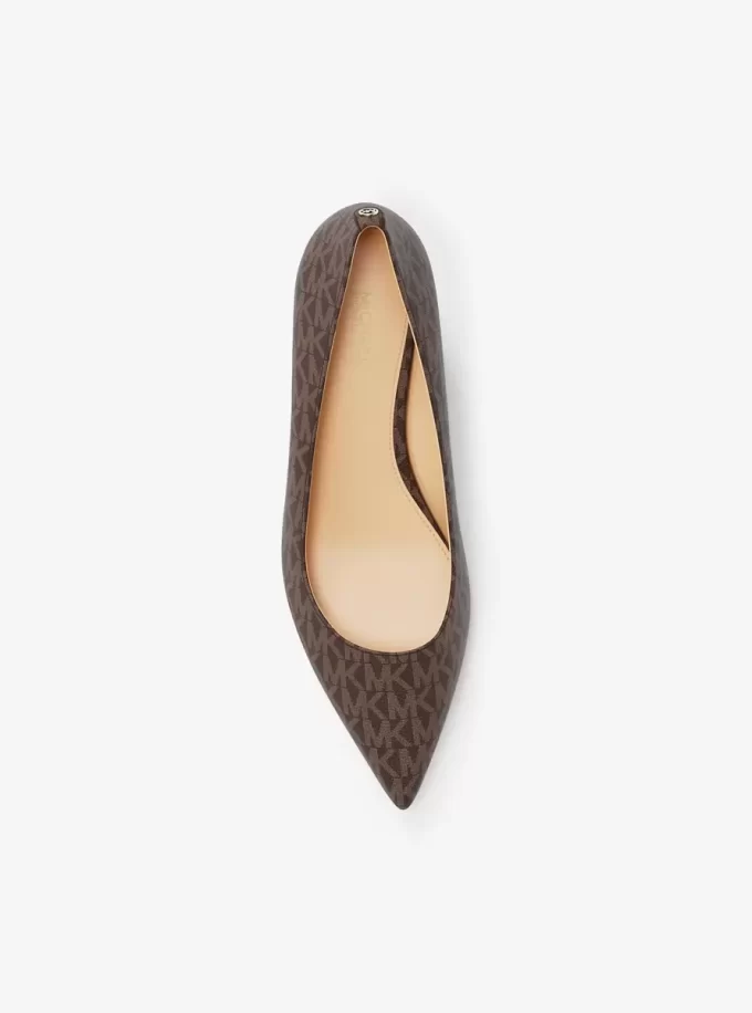 Alina Flex Signature Logo Kitten Heel Ayakkabı Alina Flex Signature Logo Kitten Heel Ayakkabı