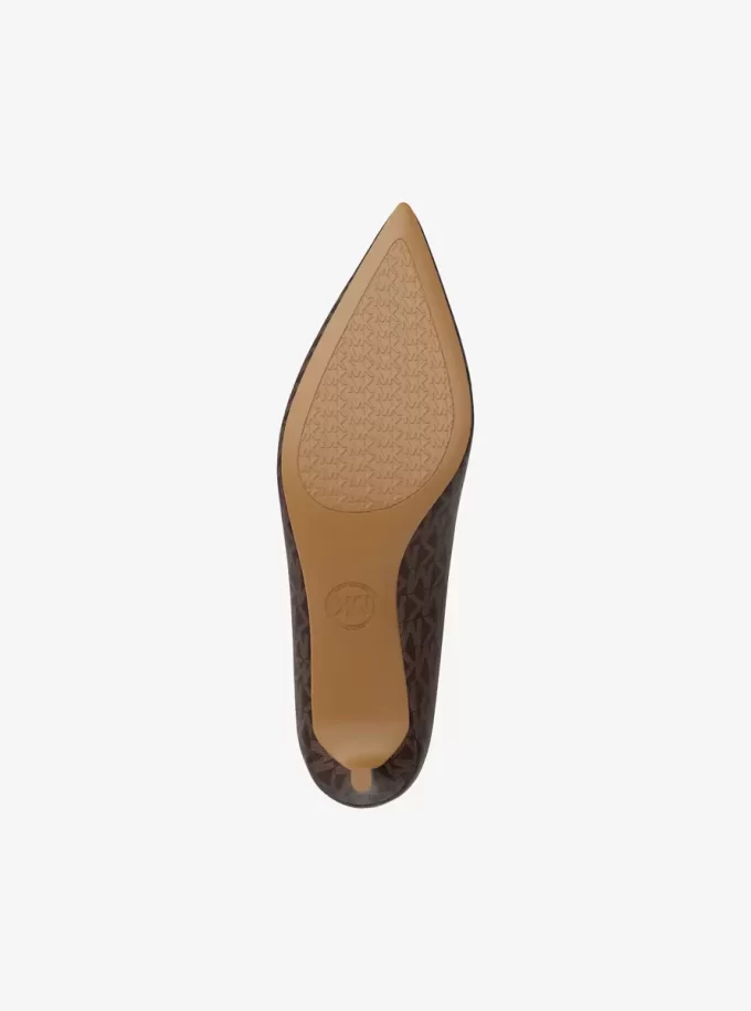 Alina Flex Signature Logo Kitten Heel Ayakkabı Alina Flex Signature Logo Kitten Heel Ayakkabı