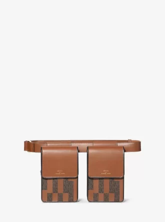 ASHYA X MICHAEL KORS Saga Signature ve Deri Çok Amaçlı Çanta