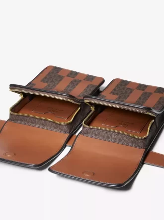 ASHYA X MICHAEL KORS Saga Signature ve Deri Çok Amaçlı Çanta