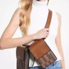 ASHYA X MICHAEL KORS Saga Signature ve Deri Çok Amaçlı Çanta