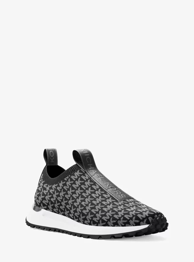 Bodie Metalik Logolu Örgü Slip-On Spor Ayakkabı