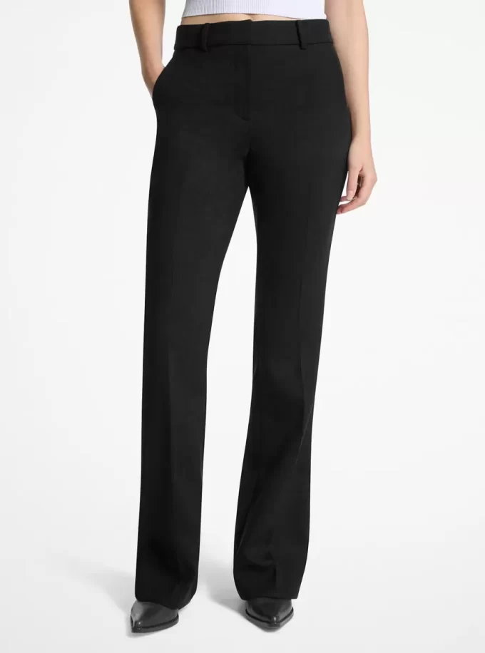 Bootcut Esnek Yün Karışımlı Pantolon Bootcut Esnek Yün Karışımlı Pantolon
