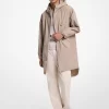 Boyalı Streç Pamuklu Poplin Anorak