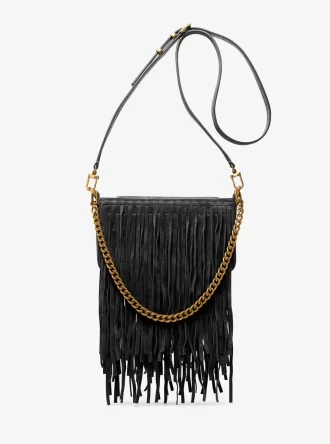 Bryant Küçük Saçaklı Süet Dönüştürülebilir Pochette