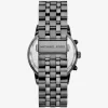 Büyük Boy Hutton Gunmetal Saat
