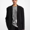 Büyük Boy Krep Blazer