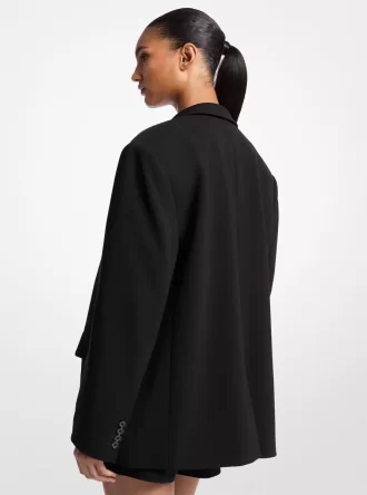 Büyük Boy Krep Blazer