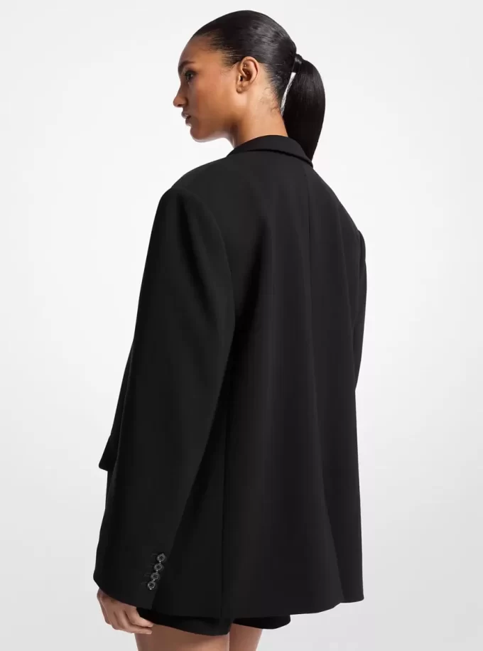 Büyük Boy Krep Blazer
