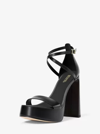 Cami Deri Platform Sandalet