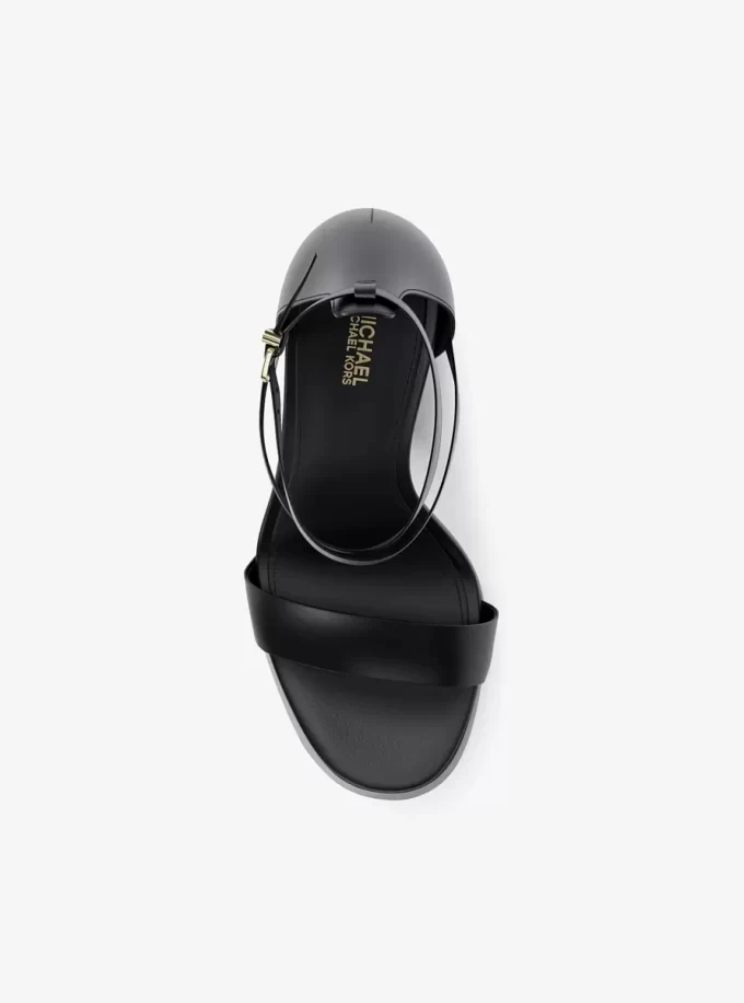 Cami Deri Platform Sandalet