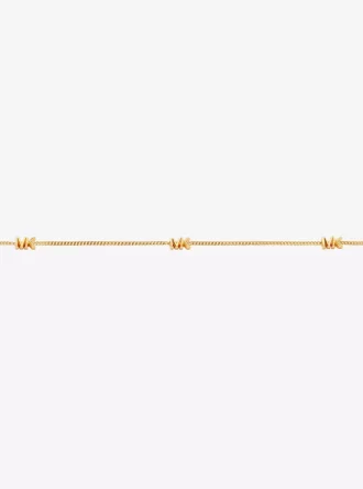Değerli Metal Kaplamalı Sterling Gümüş Logo Kolye