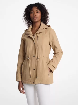 Dokuma Kapüşonlu Anorak