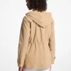 Dokuma Kapüşonlu Anorak