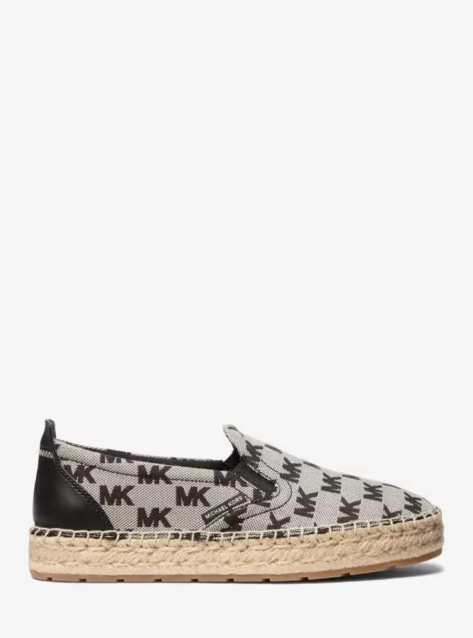 Emory Logo Jakarlı Espadril