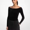 Esnek Kadife Bodysuit