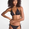 Esnek Naylon Üçgen Bikini Üstü