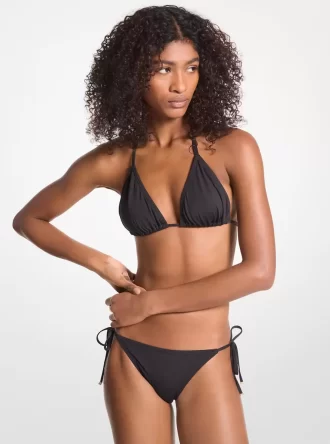 Esnek Naylon Üçgen Bikini Üstü