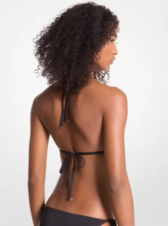 Esnek Naylon Üçgen Bikini Üstü