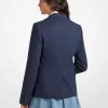 Esnek Yün Karışımlı Twill Blazer