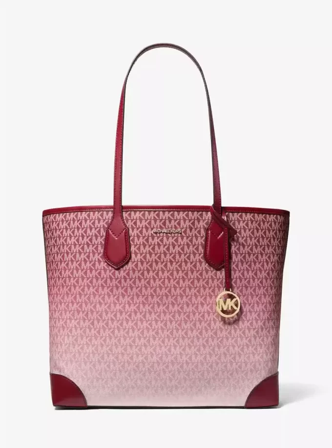 Eva Büyük Ombré İmzalı Logo Tote Çanta