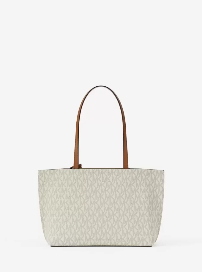 Evelyn Small İmzalı Logolu Tote Çanta Evelyn Small İmzalı Logolu Tote Çanta