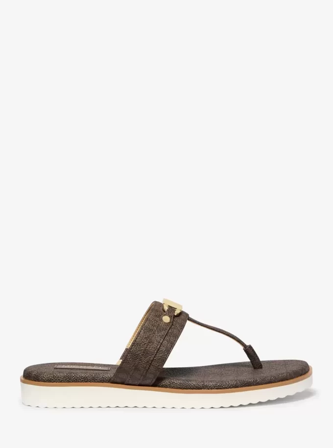Farrah Signature Logo Sandalet