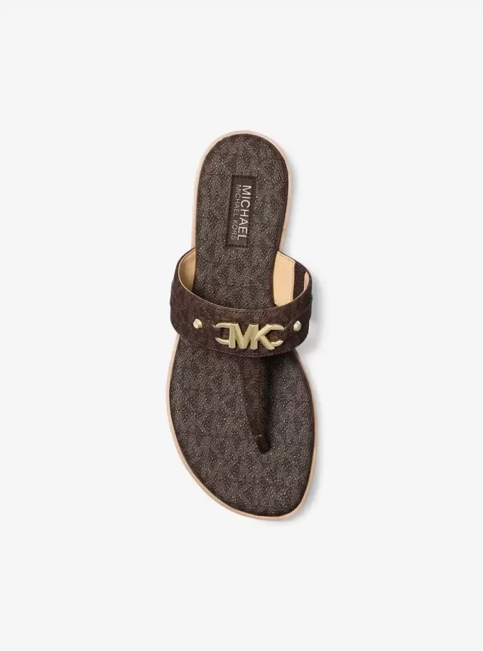Farrah Signature Logo Sandalet