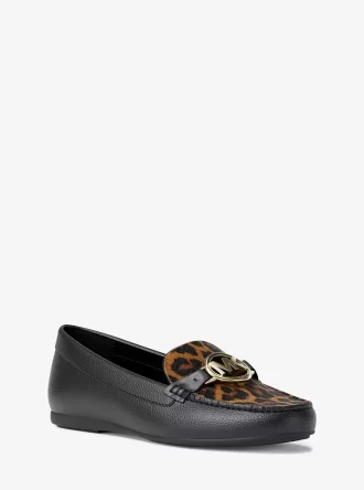 Fulton Leopar Desenli Dana Kılı Loafer