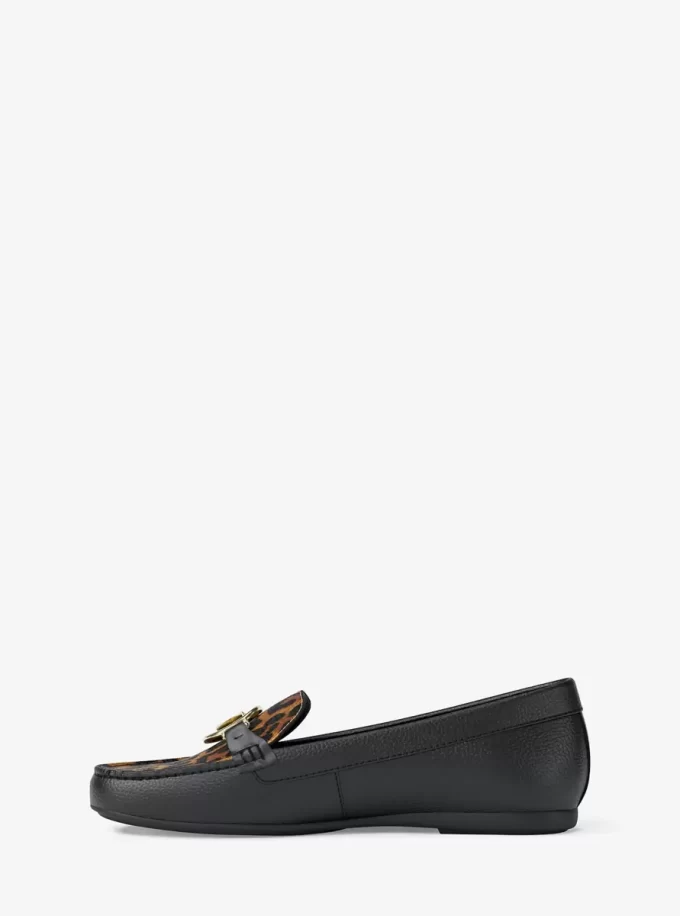 Fulton Leopar Desenli Dana Kılı Loafer
