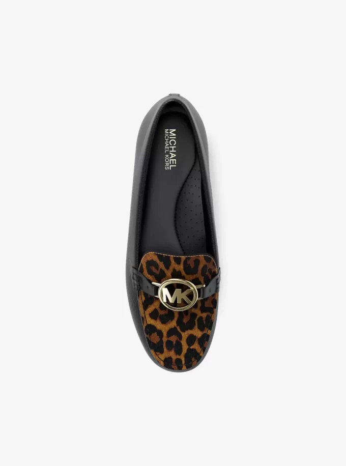 Fulton Leopar Desenli Dana Kılı Loafer