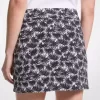 Golf Baskılı Streç Örgü Skort