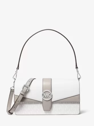 Greenwich Orta Boy İmzalı Logolu Dönüştürülebilir Omuz Çantası