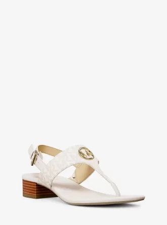Hannah Signature Logolu T-Kayışlı Sandalet