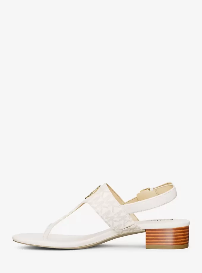 Hannah Signature Logolu T-Kayışlı Sandalet