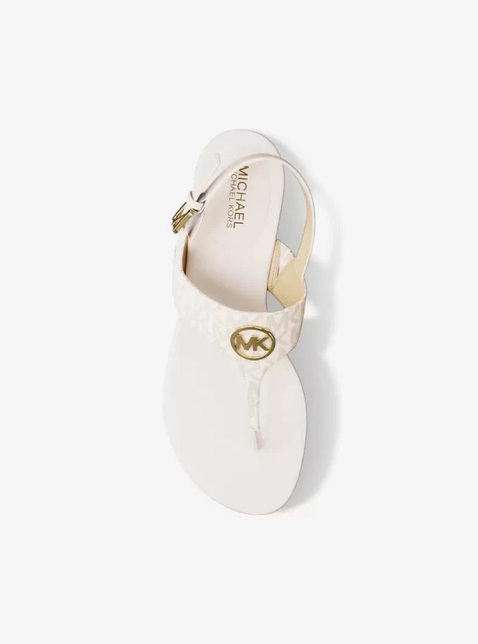 Hannah Signature Logolu T-Kayışlı Sandalet
