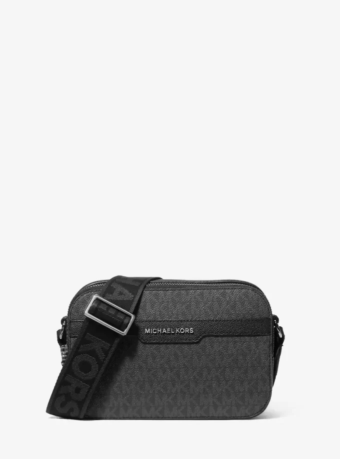 Hudson Signature Logolu Fotoğraf Makinesi Çapraz Askılı Çanta