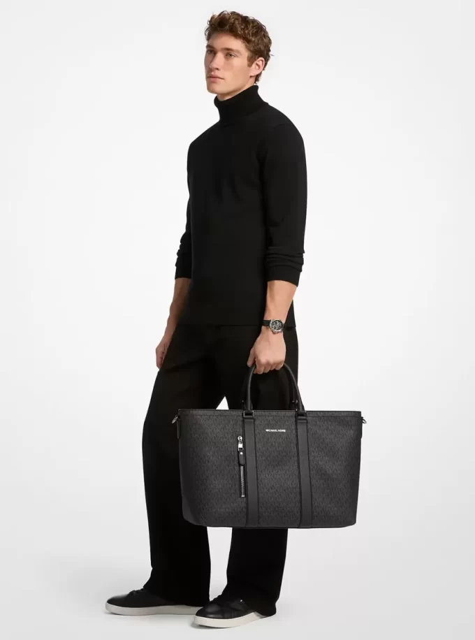 Hudson Signature Logolu Tote Çanta