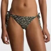 Çiçek Desenli Esnek Naylon Bikini Altı
