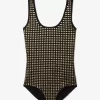 Çivili Viskon Karışımlı Bodysuit