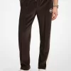 Çizgili Kadife Jogger Pantolon Çizgili Kadife Jogger Pantolon
