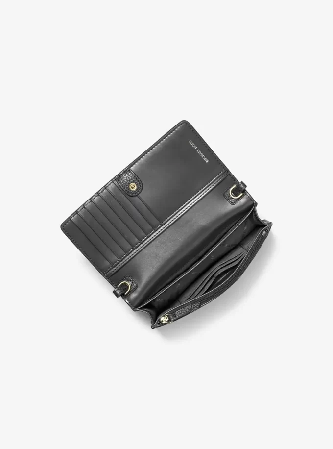 Jet Set Küçük Çakıllı Deri Akıllı Telefon Dönüştürülebilir Çapraz Çanta