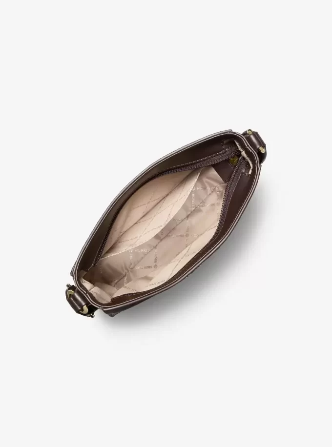Jet Set Küçük İmzalı Logolu Çizgili Çapraz Çanta Jet Set Küçük İmzalı Logolu Çizgili Çapraz Çanta