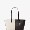 Jet Set Orta Boy İki Renkli Logo Tote Çanta Jet Set Orta Boy İki Renkli Logo Tote Çanta