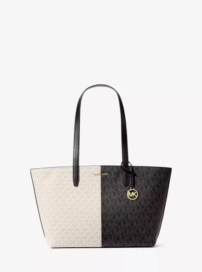 Jet Set Orta Boy İki Renkli Logo Tote Çanta Jet Set Orta Boy İki Renkli Logo Tote Çanta