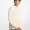 Keten ve Pamuklu Jarse Uzun Kollu Tişört