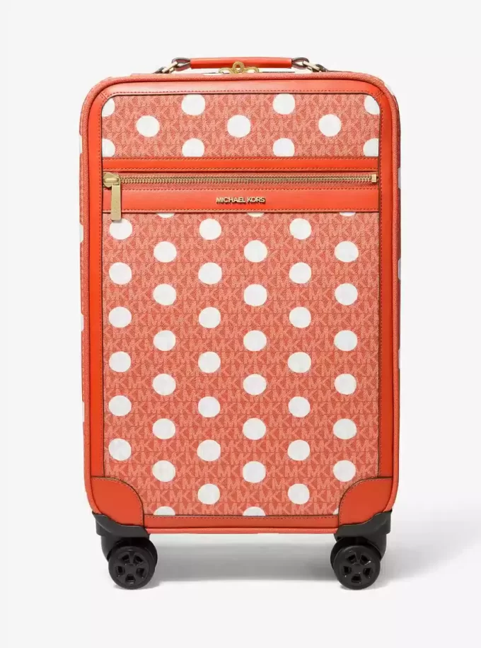 Küçük Polka Dot İmzalı Logo Bavul Küçük Polka Dot İmzalı Logo Bavul