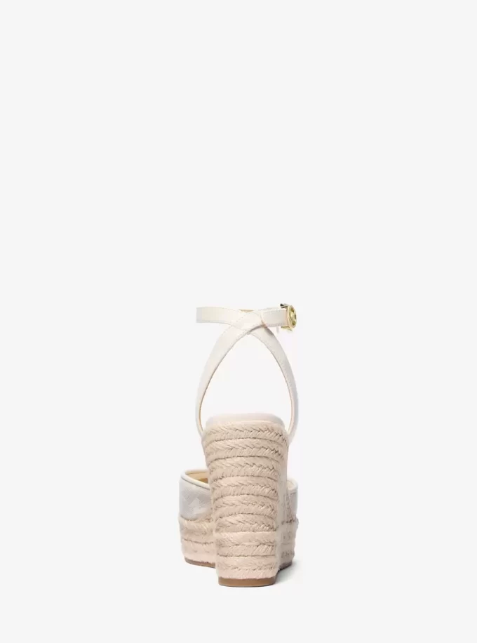 Larissa Logo Jakarlı Espadril Kama